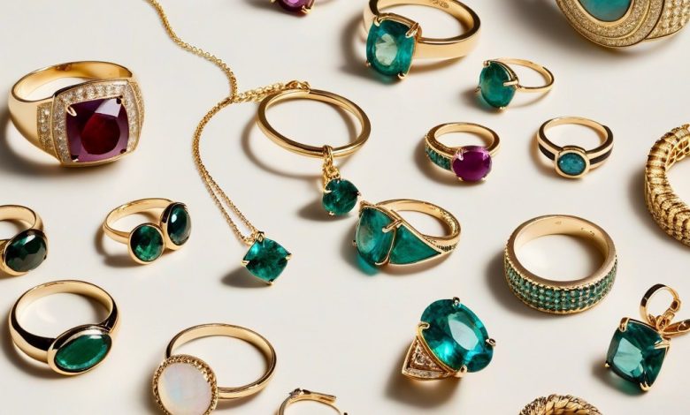 Tendências de cores ousadas para joias na moda de 2026