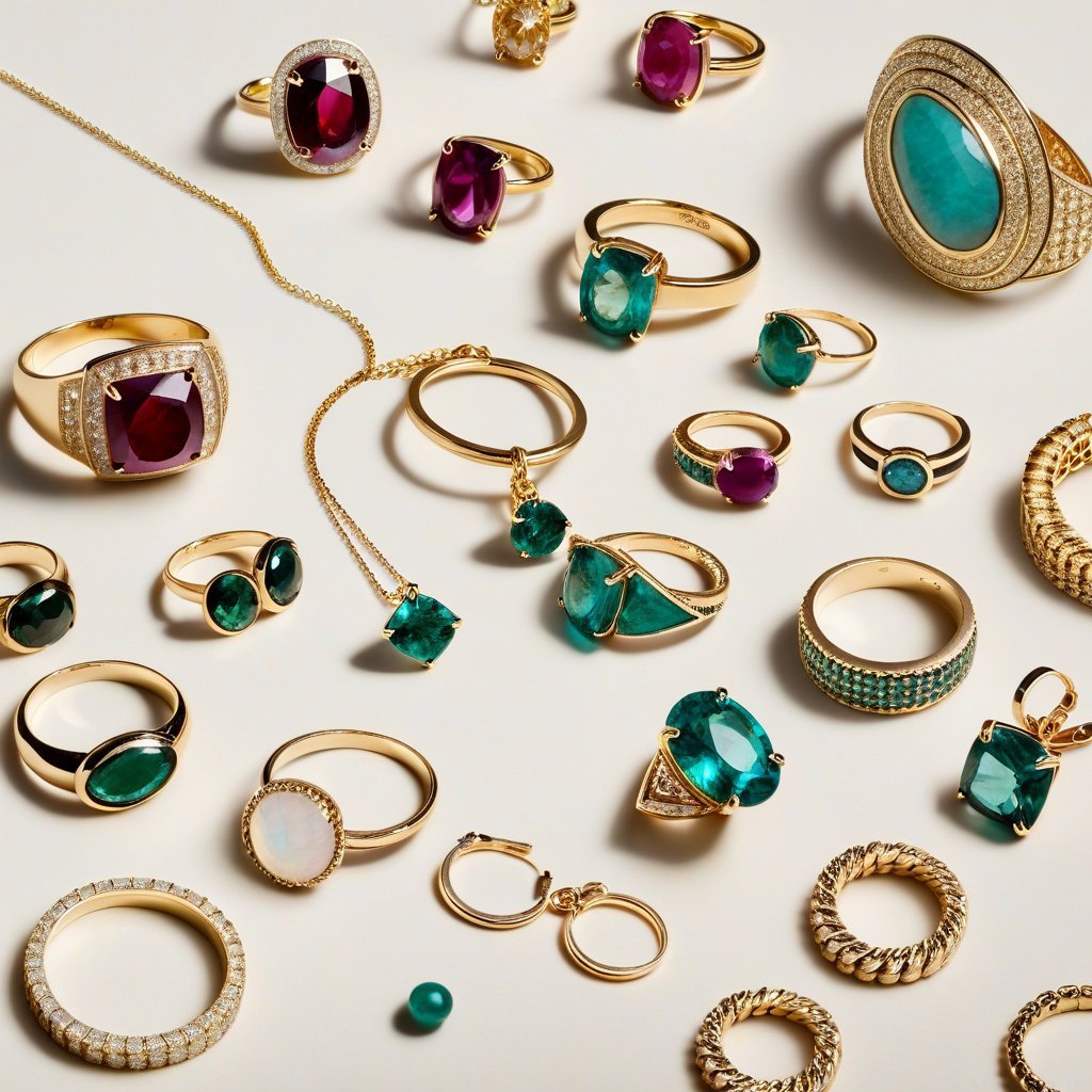 Tendências de cores ousadas para joias na moda de 2026